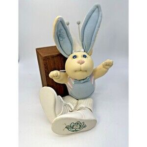1985 Xavier Roberts Bunny Bee Blue Signed Cabbage Patch Plush Vintage